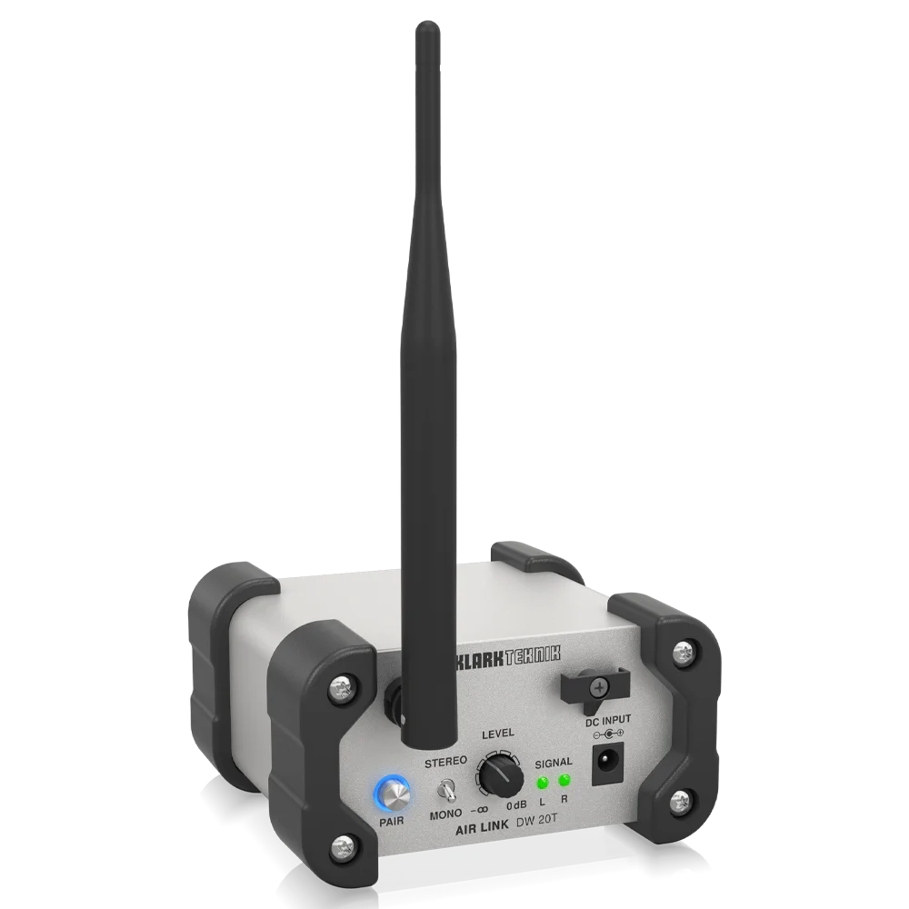 KLARK TEKNIK DW 20T Stereo Ses Yayını İçin 2.4 GHz Kablosuz Stereo Verici