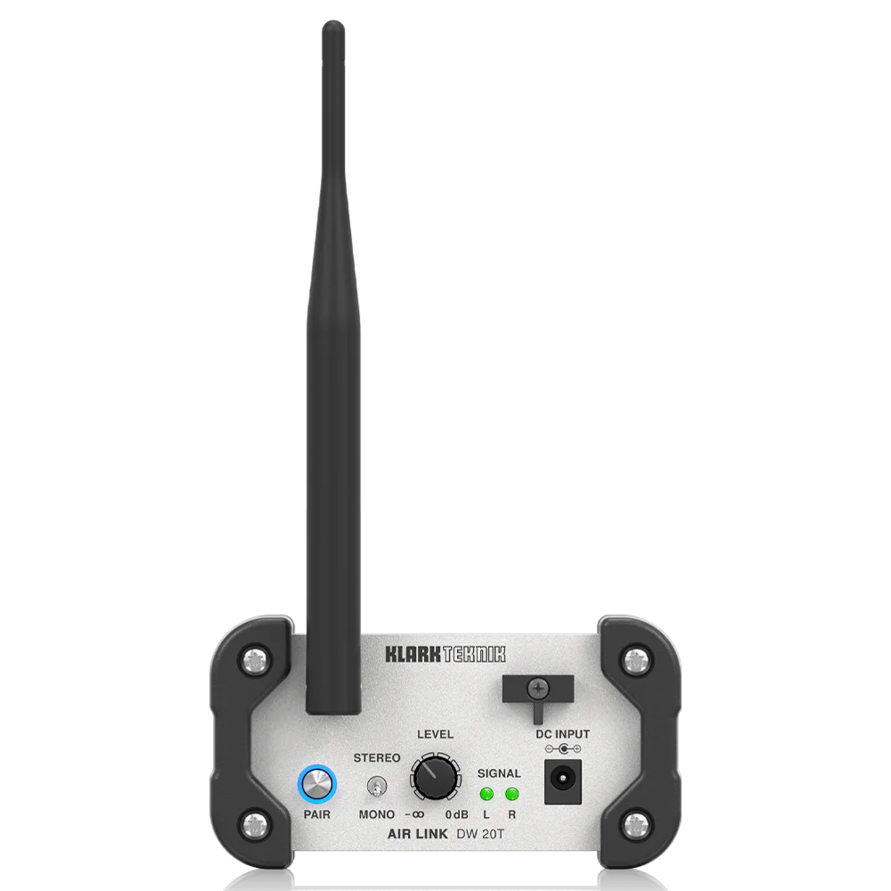KLARK TEKNIK DW 20T Stereo Ses Yayını İçin 2.4 GHz Kablosuz Stereo Verici