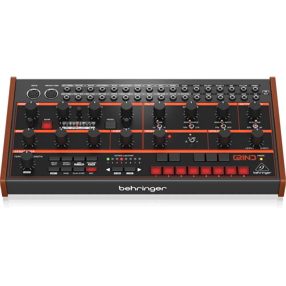 BEHRINGER GRIND Hibrit Yarı Modüler Synthesizer