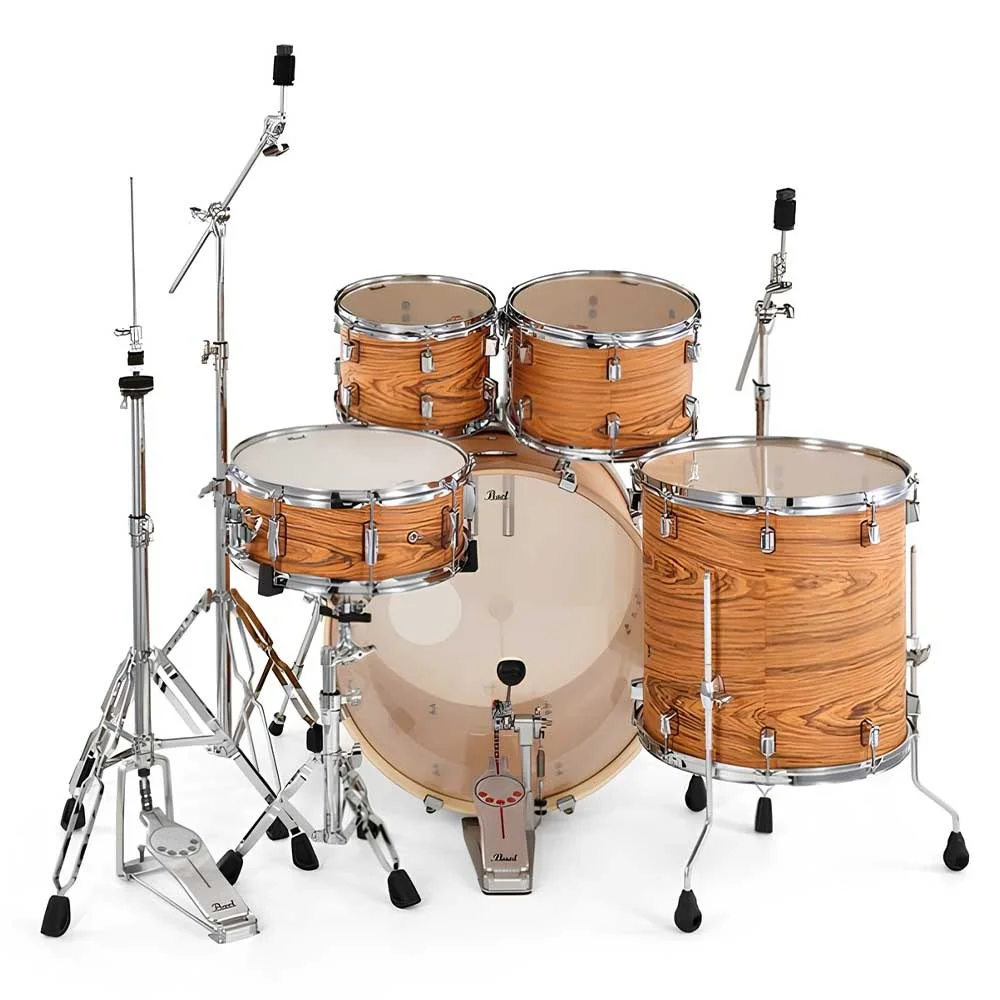 PEARL DMPA925SC876 Decade Maple Artisan Satin Caramel Veil 5 Parça (22B/10T/12T/16F/14S) Aksamlı Akustik Davul Seti