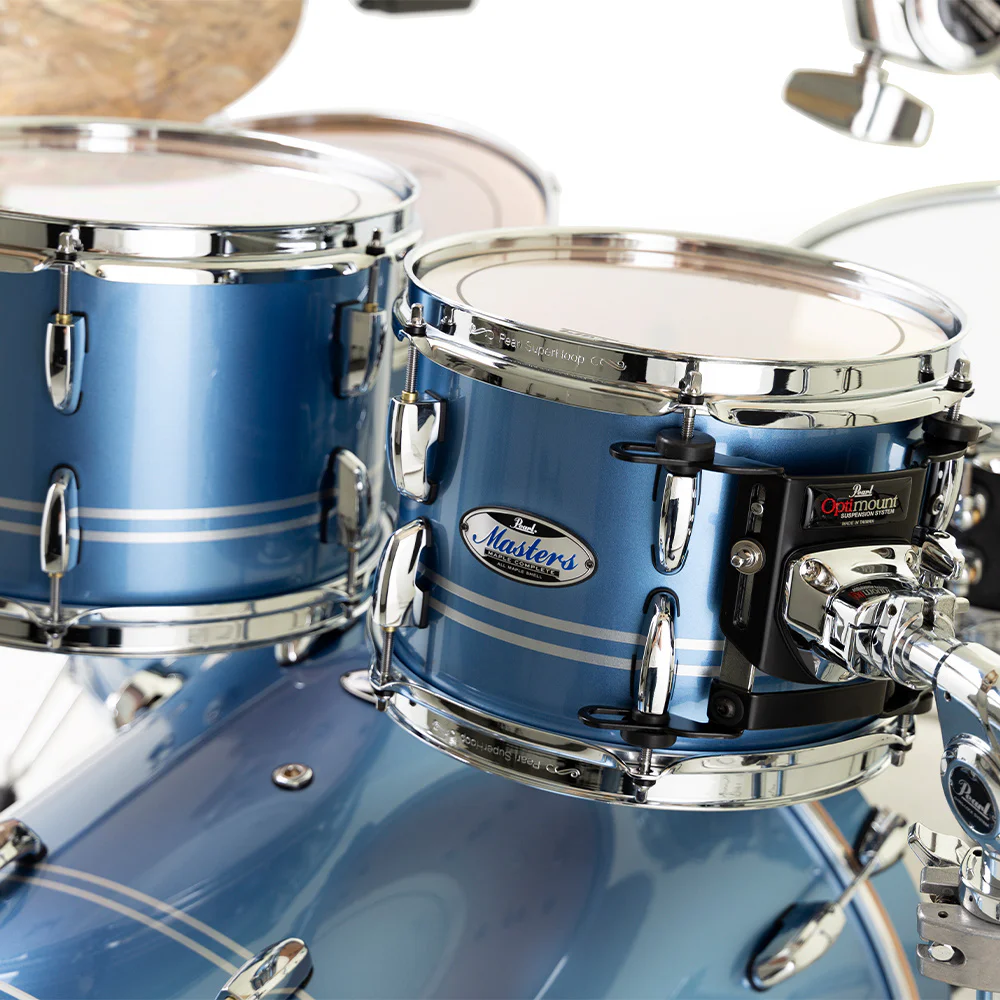 PEARL MCT924XEP/C837 Masters Maple Complete Chrome Contrail 4 Parça (22B/10T/12T/16F) Akustik Davul Seti