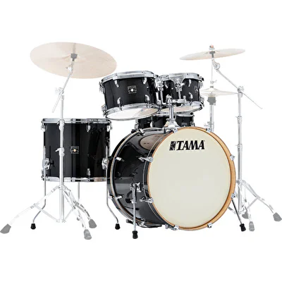 TAMA CL52KRS-TPB Superstar Classic Transparent Black Burst (22B/10T/12T/16F/14S) Akustik Davul Seti