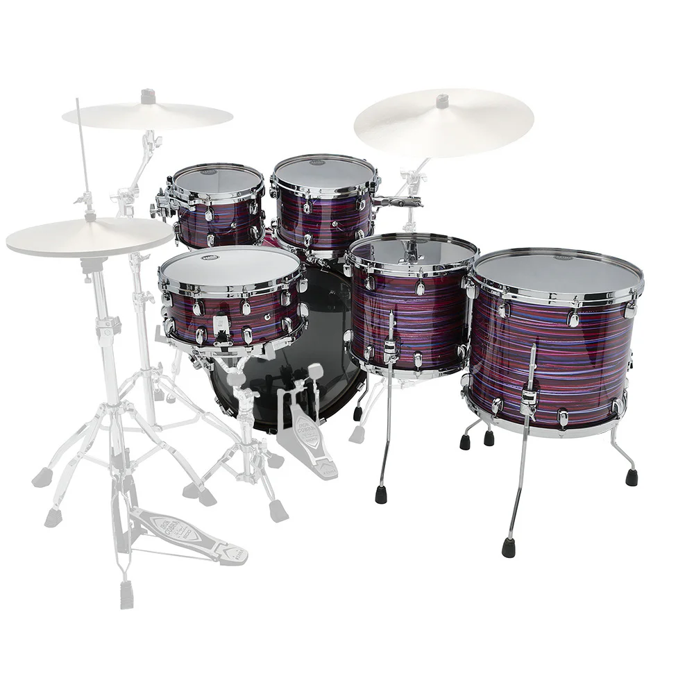 TAMA WBS52RZS-LPO Starclassic Walnut/Birch Lacquer Phantasm Oyster 5 Parça (22B/10T/12T/14F/16F) Akustik Davul Seti