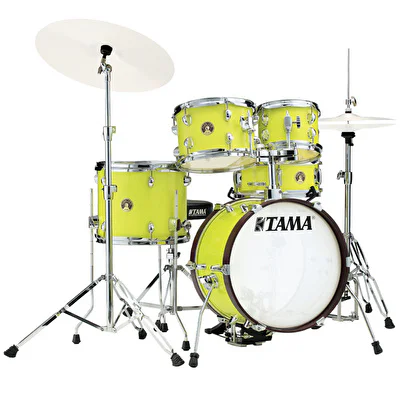 TAMA LJK56H5-FYM Club-JAM Fluorescent Yellow Mist 5 Parça (16B/8T/10T/12F/12S) Sınırlı Üretim Akustik Davul Seti