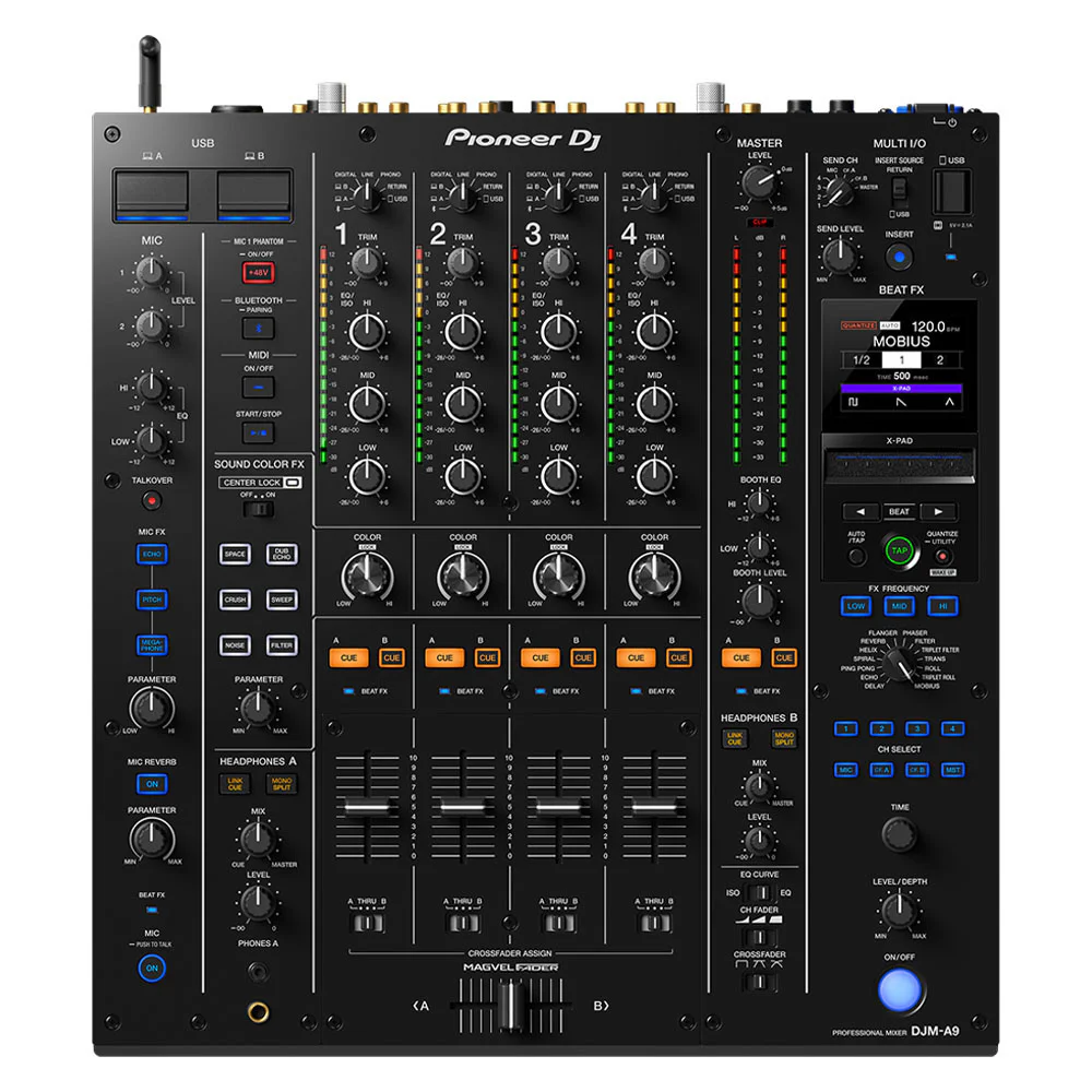 PIONEER DJ DJM-A9 4 Kanal High End Dijital DJ Mikseri