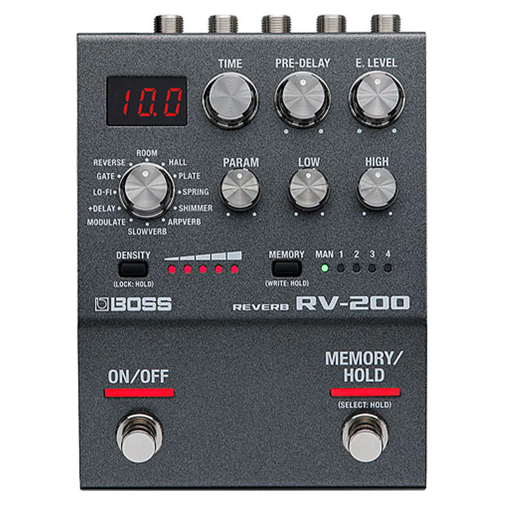 BOSS RV-200 Reverb Gitar Efekt Pedalı