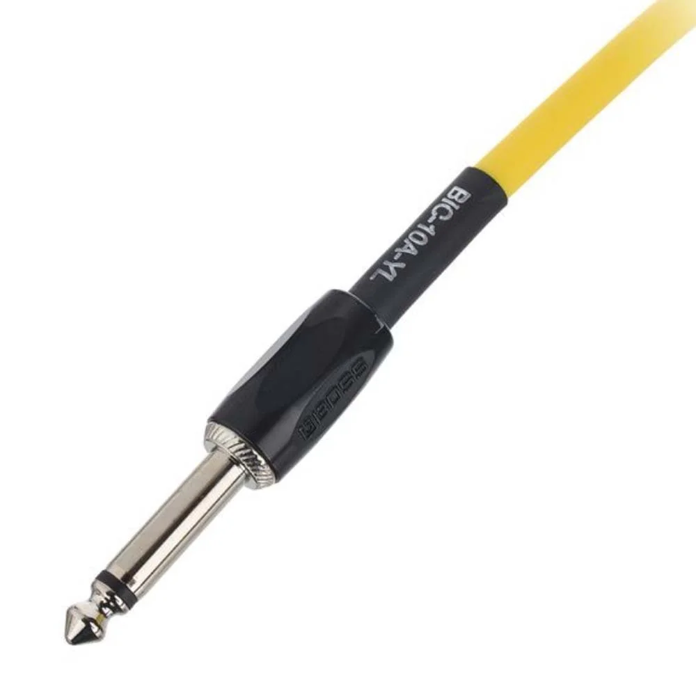 BOSS BIC-10A-YL Düz/L Uç 3 Metre Sarı Enstrüman Kablosu
