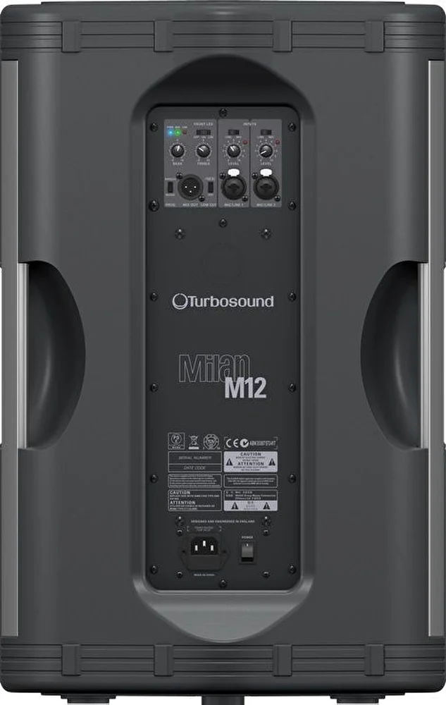 TURBOSOUND Milan M12 1100W 2-Yollu 12" Full Range Aktif Hoparlör