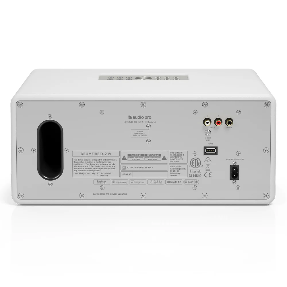 Audio Pro Drumfire D-2 W White Multiroom Akıllı Ev Hoparlörü