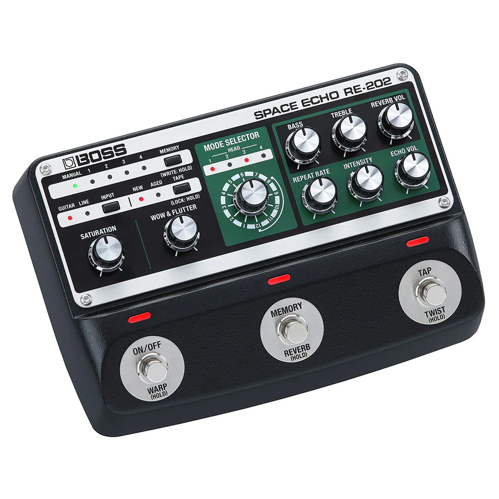 BOSS RE-202 Space Echo Delay/Reverb Pedalı