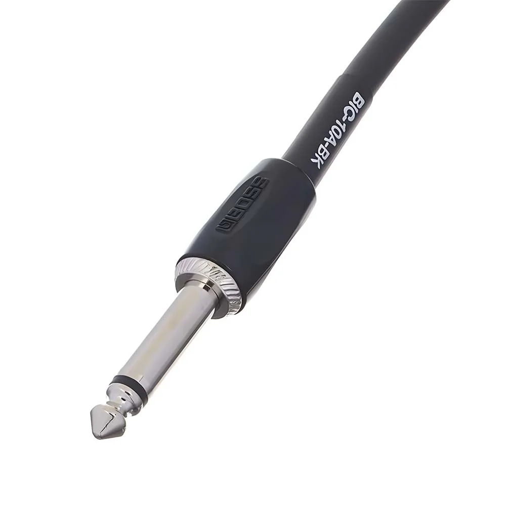 BOSS BIC-10A-BK Düz/L Uç 3 Metre Siyah Enstrüman Kablosu