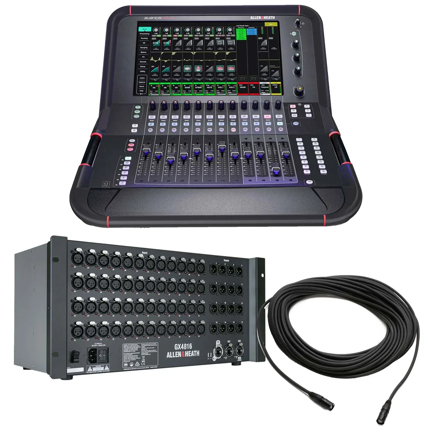 Allen & Heath AVANTIS SOLO (64 Kanal / 42 Bus Dijital Ses Mikseri)