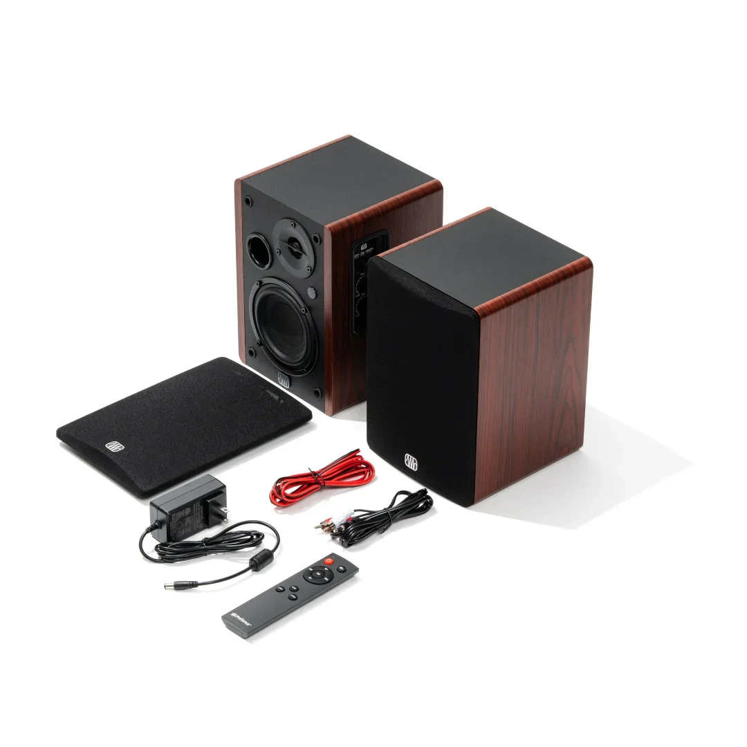 PreSonus Eris Accent Bookshelf monitor - 4" Aktif, ahşap panelli (Çift)