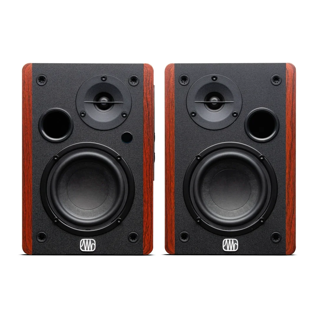 PreSonus Eris Accent Bookshelf monitor - 4" Aktif, ahşap panelli (Çift)
