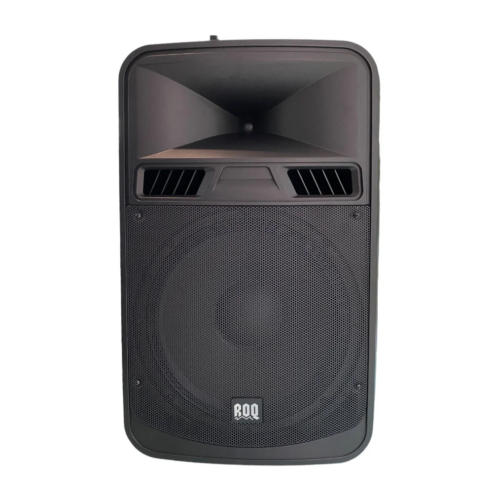 Roq Audio AUQ15 15" Taşınabilir Aktif Hoparlör (Mikrofon Hediyeli)