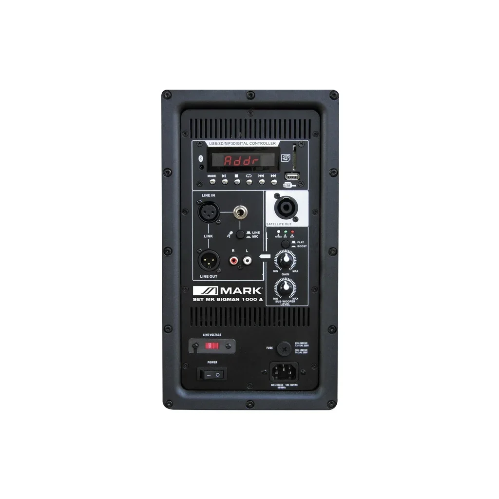 Mark SET MK BIGMAN 1000 A L/R Stereo Aktif Sütun Hoparlör Seti 2 x 12-inch Sub + 2 x 4x4-inch Satelite