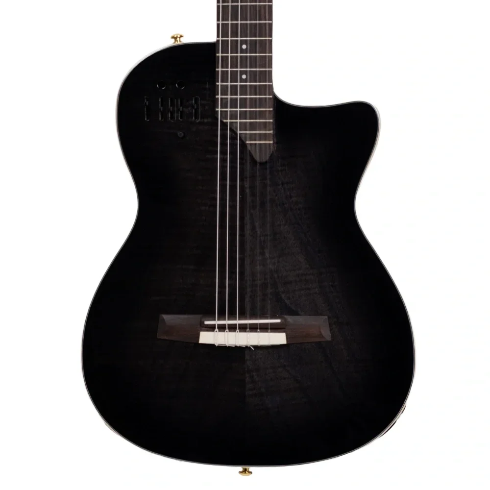 Barcelona EL TORO-TBK İnce Kasa Siyah Elektro Klasik Gitar