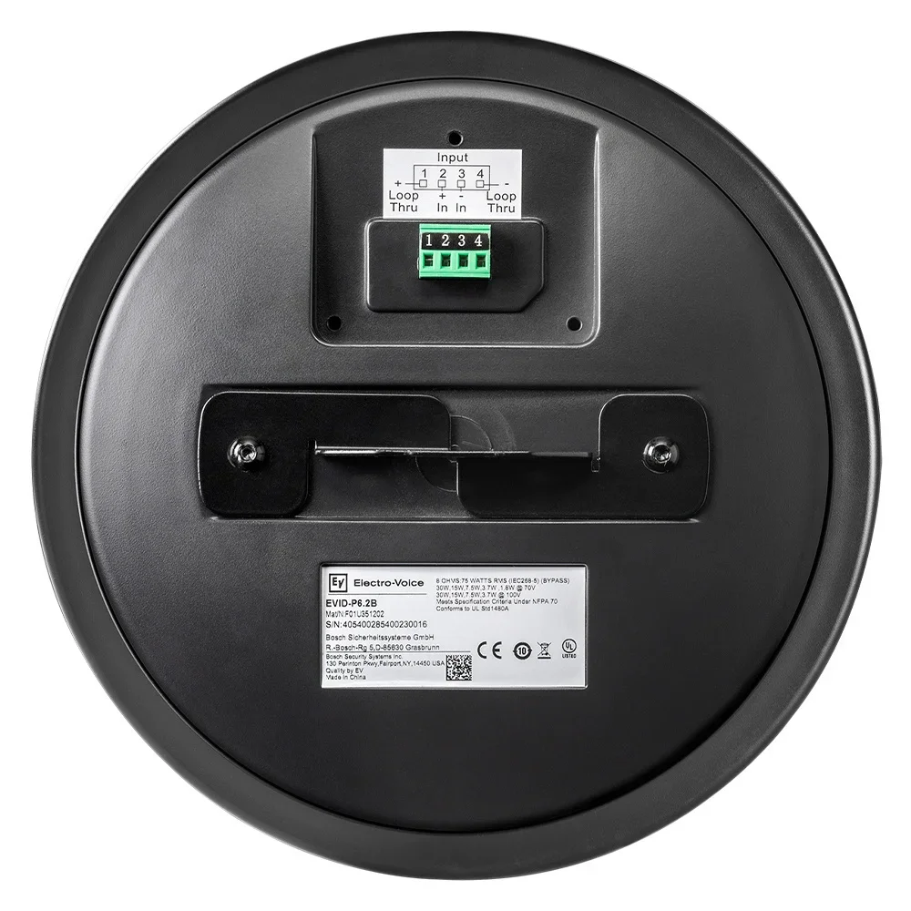 ElectroVoice EVID-P6.2B EVID Pendant Tavan Hoparlörü 6,5" (Siyah) (Tek)