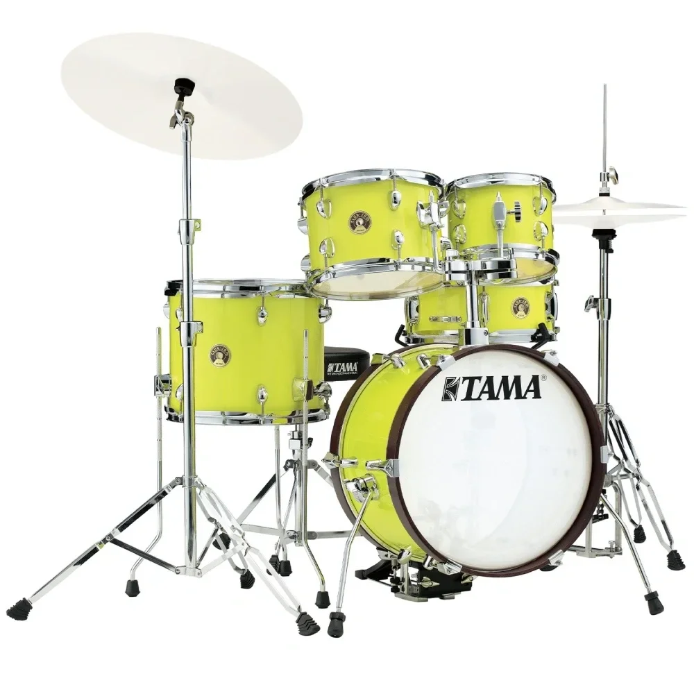 TAMA LJK56H5-FYM Club-JAM Fluorescent Yellow Mist 5 Parça (16B/8T/10T/12F/12S) Sınırlı Üretim Akustik Davul Seti